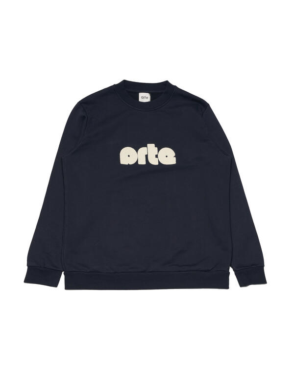 Arte Antwerp Conrad Chenille Logo Crewneck